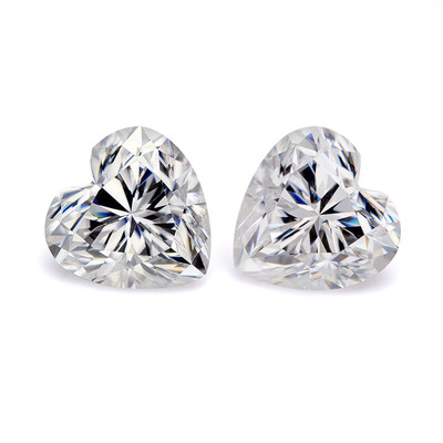 Moissanite Heart